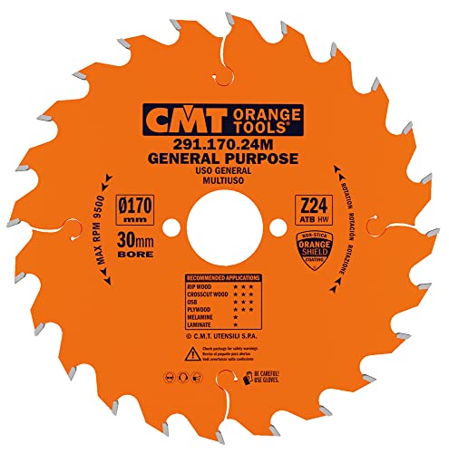 CMT ORANGE TOOLS 291.170.24M - UNIVERSELL-HANDKREISSÄGE - QUERSCHNITT 170X2.6X30 Z=24 WECHSELZAHN von CMT