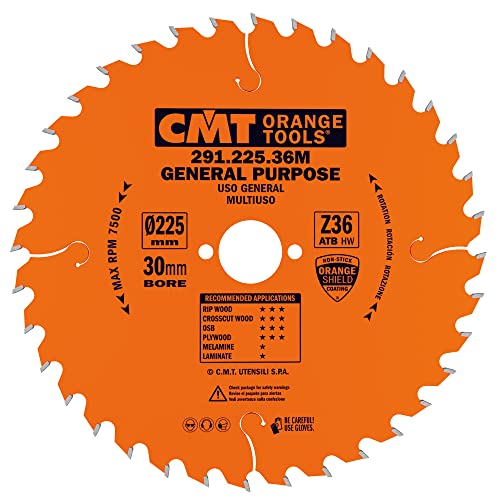 CMT ORANGE TOOLS 291.225.36M - UNIVERSELL-HANDKREISSÄGE - QUERSCHNITT 225X2.8X30 Z=36 15° WECHSELZAHN CMT ORANGE TOOLS 291.225.36M - UNIVERSELL-HANDKREISSÄGE - QUERSCHNITT 225X2.8X30 Z=36 15° WECHSELZAHN von CMT