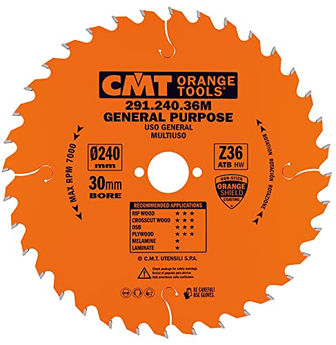 CMT ORANGE TOOLS 291.240.36M - UNIVER.-KREISSÄGE FÜR HANDMASCHINEN 240X2.8X30 Z=36 15° WECHSELZAHN CMT ORANGE TOOLS 291.240.36M - UNIVER.-KREISSÄGE FÜR HANDMASCHINEN 240X2.8X30 Z=36 15° WECHSELZAHN von CMT