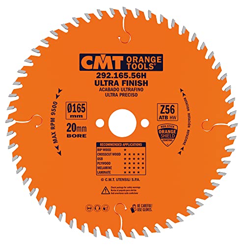 CMT ORANGE TOOLS 292.165.56H - QUERSCHNITTSÄGE FÜR HANDMASCHINEN 165X2.2/1.6X20 Z=56 15° ATB CMT ORANGE TOOLS 292.165.56H - QUERSCHNITTSÄGE FÜR HANDMASCHINEN 165X2.2/1.6X20 Z=56 15° ATB von CMT