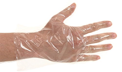 CMT PE-Handschuhe, glatt, Durchsichtig, 30 cm, 25 mµ, 100St./Sack, 5.000 St./Schachtel von CMT