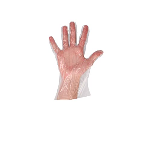 CMT PE-Handschuhe, rau, Durchsichtig, 30 cm, 25 mµ, 100St./Sack, 5.000 St./Schachtel von CMT