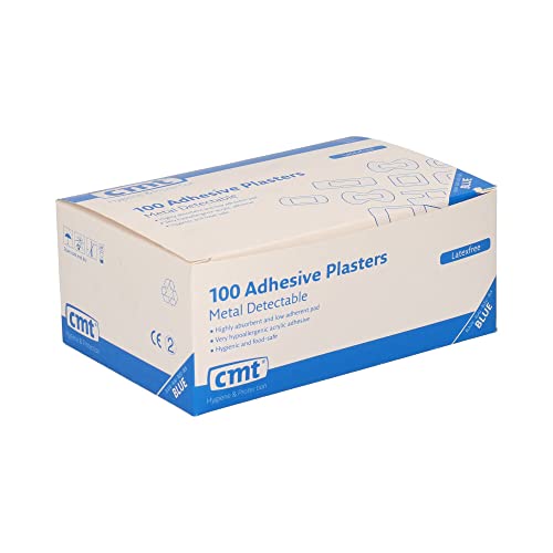 CMT hygienische Detektions- pflaster, Fingerling, PE, Blau, 45x63 mm, 100 St./Schachtel CMT hygienische Detektions- pflaster, Fingerling, PE, Blau, 45x63 mm, 100 St./Schachtel von CMT