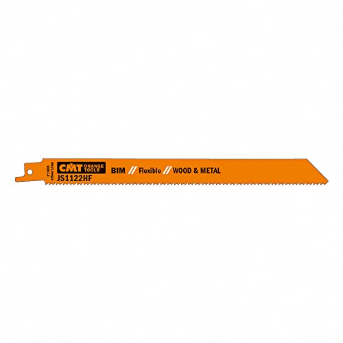 CMT ORANGE TOOLS JS1122HF-5-5 BIMETALLISCHE SÄBELSÄGEBLÄTTER FÜR HOLZ/METALLE 225X2,5X10TPI von CMT