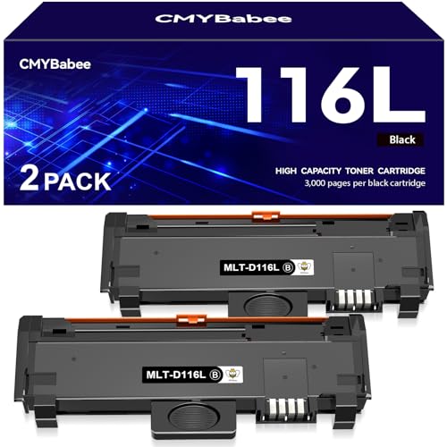 CMYBabee MLT-D116L Toner ersetzt für Samsung MLT-D116L MLTD116L D116S mit Samsung Xpress M2675fn Toner für Samsung Xpress SL M2875FD M2835DW M2885FW M2675 M2625D M2825ND M2825DW M2875FW ( 2er-Pack) von CMYBabee
