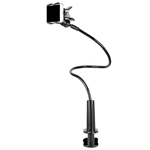 CNAFGBGG Schwanenhals -Telefonhalter, Verstellbarer Betttelefonhalter mit Nicht -Slip -Clip, universeller Stand für Bett, tragbarer Schreibtisch für Schlafzimmer, Büro, Auto Schwarz.. CNAFGBGG Schwanenhals -Telefonhalter, Verstellbarer Betttelefonhalter mit Nicht -Slip -Clip, universeller Stand für Bett, tragbarer Schreibtisch für Schlafzimmer, Büro, Auto Schwarz.. von CNAFGBGG