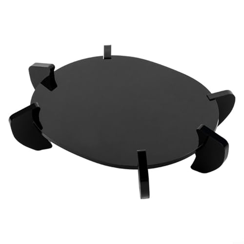 CNANRNANC Acryl-Aufbewahrungsbasis für Sonos Move Lautsprecher, Desktop-Ständer, platzsparendes Design, schwarz, transparent (schwarz) von CNANRNANC