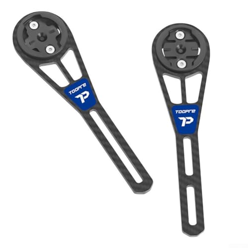 CNANRNANC Fahrradcomputer-Halterung aus Karbonfaser, kompatibel mit Design inklusive Taschenlampenhalter (TL-M04) von CNANRNANC