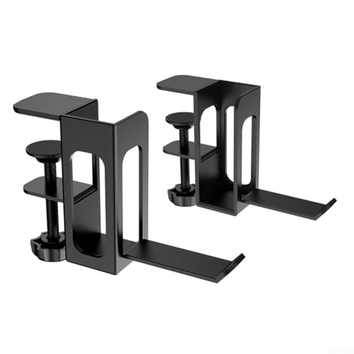 CNANRNANC Laptophalter aus Metall mit Verstellbarkeit, perfekt für den Schreibtisch und Organisation (schwarz) von CNANRNANC
