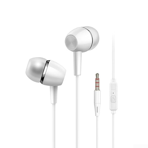 CNANRNANC Stereo-Musik-Sport-Kopfhörer, weiß, ideal für Musikliebhaber von CNANRNANC