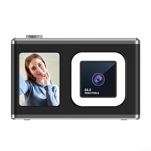 Eine kreative Reise erwartet Sie mit den lustigen und einfach zu bedienenden Funktionen einer 50-MP-Digitalkamera (schwarz + 64 g) von CNANRNANC