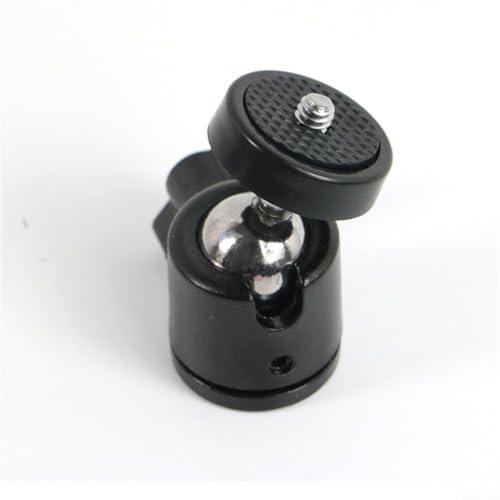 Für DSLR-Kamera-Kugelkopf-Adapter mit Mikrofonständer, Kompatibilität mit 14 und 38 Schrauben, verstellbarer Winkel (3/8) von CNANRNANC