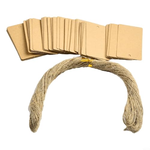 Hefty Vintage-Etiketten, 100 Stück, blanko, für Hochzeiten, Bastelarbeiten und Verpackungen Hefty Vintage-Etiketten, 100 Stück, blanko, für Hochzeiten, Bastelarbeiten und Verpackungen von CNANRNANC
