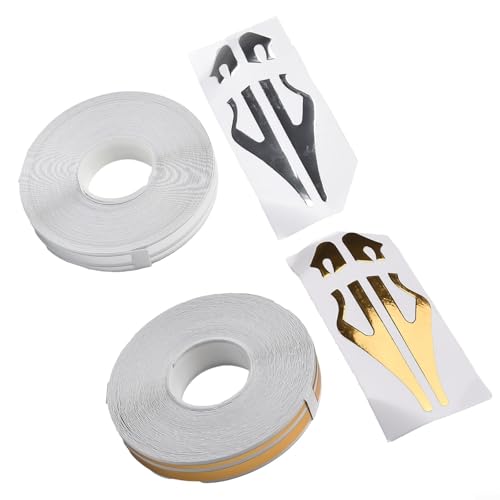 Personalisierbarer Vinyl-Aufkleber mit Nadelstreifen, Auto-Klebeband, 90 cm lang (schwarz) von CNANRNANC
