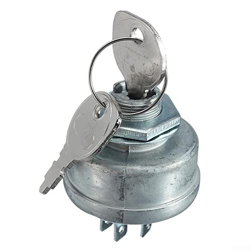 Zündschloss für 725-0267A Zündlichtschalter mit 2 Schlüsseln für Traktor Schlepper Motorrad Rasenmäher von CNANRNANC
