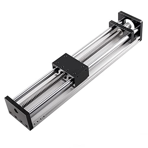 CNCMANS 300mm Effektiver Verfahrlänge Doppelter optischer Achsenführungs-Kugelumlaufspindel SFU1605 300mm, Linearaktuator Linearführungen Lineartisch-Aktuator für DIY-CNC-Fräserteile und 3D-Drucker von CNCMANS