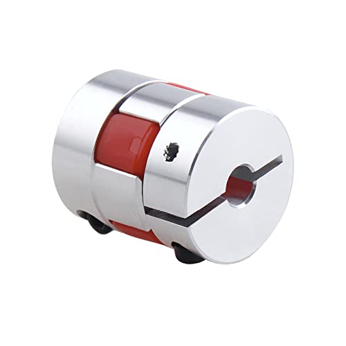 CNCMANS 6.35mm bis 12mm Flexible Wellenkupplung Durchmesser 25mm Länge 30mm Wellenkupplung Flexible Kupplung für 3D-Drucker CNC-Maschine und Servostufenmotor（6.35x12mm D25L30） von CNCMANS