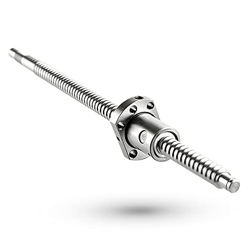 CNCMANS SFU1204 Gewindespindel Edelstahl Rolled Ballscrew mit Bearbeitetem Ende Anti-Spiel Länge 250mm, Schraubendurchmesser 12mm,Hohe Präzision Kugelumlaufspindel CNC Teile für 3D Printer Z Axis von CNCMANS