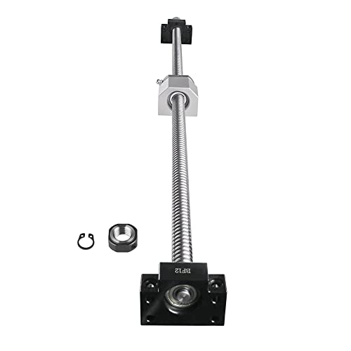 CNCMANS SFU2005 Kugelumlaufspindel, SFU2005 1000mm Edelstahl Ball Screw Gewindespindel mit Bearbeitetem Ende + Bk15/Bf15 Unterstützung + Kugelumlaufmutter + MuttergehäUse + Kupplung, Hohe Präzision CNCMANS SFU2005 Kugelumlaufspindel, SFU2005 1000mm Edelstahl Ball Screw Gewindespindel mit Bearbeitetem Ende + Bk15/Bf15 Unterstützung + Kugelumlaufmutter + MuttergehäUse + Kupplung, Hohe Präzision von CNCMANS
