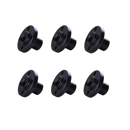 CNCYEAH 6PCS T8 Leitschraube, Radmuttern, Z-Achse T8 Bleischraube Mutter Durchmesser 8mm Leitspindelmutter für CNC- und 3D-Druckerteile CNCYEAH 6PCS T8 Leitschraube, Radmuttern, Z-Achse T8 Bleischraube Mutter Durchmesser 8mm Leitspindelmutter für CNC- und 3D-Druckerteile von CNCYEAH
