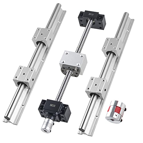 CNCYEAH Linearführung SBR16 Linearschiene 1000mm Gleitschiene Welle mit 4 SBR16UU Lagerblock + SFU1204 1000mm Kugelumlaufspindel mit BK10/BF10 + Muttergehäuse + 2 Kupplung für 3D Drucker CNC CNCYEAH Linearführung SBR16 Linearschiene 1000mm Gleitschiene Welle mit 4 SBR16UU Lagerblock + SFU1204 1000mm Kugelumlaufspindel mit BK10/BF10 + Muttergehäuse + 2 Kupplung für 3D Drucker CNC von CNCYEAH