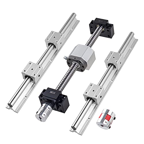 CNCYEAH Linearführung set SBR20 800mm Linearschienen mit 4 SBR20UU Gleitblock + SFU1605 850mm Kugelumlaufspindel mit BK12/BF12 + DSG16H Muttergehäuse + 2 Kupplung für CNC CNCYEAH Linearführung set SBR20 800mm Linearschienen mit 4 SBR20UU Gleitblock + SFU1605 850mm Kugelumlaufspindel mit BK12/BF12 + DSG16H Muttergehäuse + 2 Kupplung für CNC von CNCYEAH