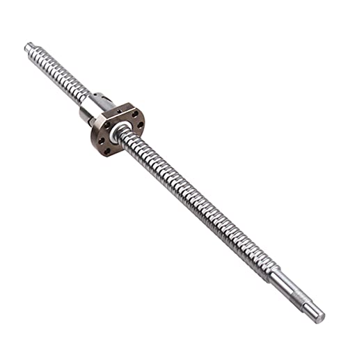 CNCYEAH SFU1605 Kugelumlaufspindel 350mm, Gewalzte Kugelumlaufspindel-spielfreie Ballschraube ohne seitliche Endstützen für CNC 3D Printer Z Axis Silber von CNCYEAH
