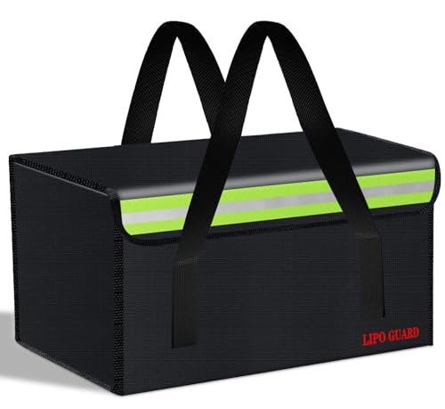 CNDHDOK 360 x 250 x 200 mm E-Bike-Akku-Tasche, feuerfeste Tasche, großes Fassungsvermögen für Lipo Packung, Aufbewahrung, Laden, Transport, Zuhause, Büro, Reisen, batteriesichere Aufbewahrungstasche CNDHDOK 360 x 250 x 200 mm E-Bike-Akku-Tasche, feuerfeste Tasche, großes Fassungsvermögen für Lipo Packung, Aufbewahrung, Laden, Transport, Zuhause, Büro, Reisen, batteriesichere Aufbewahrungstasche von CNDHDOK