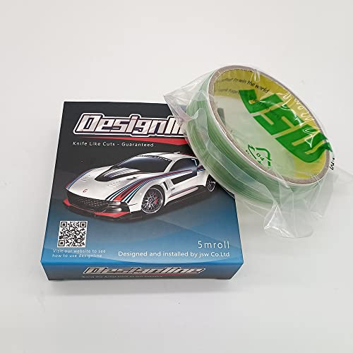 5m/roll Knife Tape, Knife Tape, Cutting Tape Film Knife Free Cutting for Car Wrapping, Vinyl Film, Cutting Line, Pinstripe (5) von CNGZSY