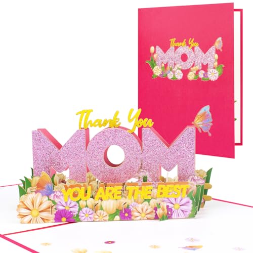 CNLITIHEKA Pop-Up-Karte zum Muttertag, Pop-Up-Karte, Pop-Up-Muttertags-Geburtstagskarten, Happy Birthday Karte für Mama mit Umschlag und Blanko-Notiz. CNLITIHEKA Pop-Up-Karte zum Muttertag, Pop-Up-Karte, Pop-Up-Muttertags-Geburtstagskarten, Happy Birthday Karte für Mama mit Umschlag und Blanko-Notiz. von CNLITIHEKA