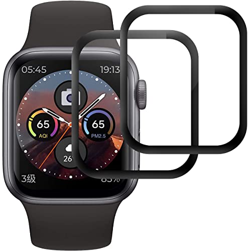 CNXUS Panzerfolie Schutzfolie für Apple Watch Series 1/2/3 38mm, Displayschutzfolie für Apple Watch Series 1/2/3 38mm, 3D Volle Bedeckung Glasfolie, Anti-Kratzen, 9H Härte - [2 Stück] von CNXUS