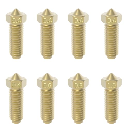 8 Stück 3D-Drucker-Extruder-Düsen-Kit für Kobra 2/Kobra 2 Neo/Kobra 2 Pro/Kobra 2 Plus/Kobra 2 Max, Verschleißfestigkeit verpackt, 5 Stück 0,4 mm, 1 Stück 0,6 mm, 1 Düse 8 Stück 3D-Drucker-Extruder-Düsen-Kit für Kobra 2/Kobra 2 Neo/Kobra 2 Pro/Kobra 2 Plus/Kobra 2 Max, Verschleißfestigkeit verpackt, 5 Stück 0,4 mm, 1 Stück 0,6 mm, 1 Düse von CNZTHDY
