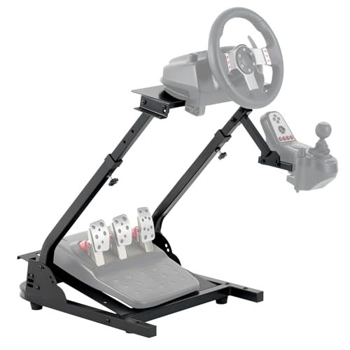 CO-Z Lenkradständer Lenkradhalterung klappbar für Logitech G29 GT G25 G27 G920 Fahrsimulator Rennsport Gaming Gear Halterung für PS3 PS4 ohne Pedale oder Lenkrad Playseat Wheel Stand von CO-Z