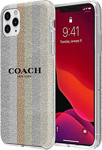 Coach Schutzhülle für iPhone 11 - Glitzer Americana Neutral Silver Glitter/Multi von COACH