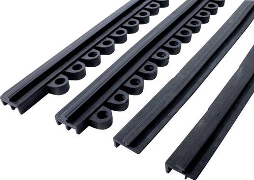 COBA Europe DT010005 Premier Verbinder Female PVC-Platte (L x B x H) 450 x 20 x 15mm Schwarz von COBA Europe