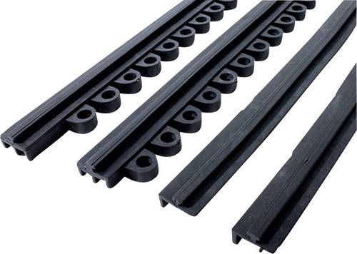 COBA Europe DT010005F Premier Verbinder Female PVC-Platte (L x B x H) 450 x 20 x 15mm Schwarz von COBA Europe