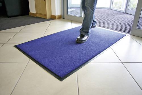 COBA Europe PP020002 Entra-Plush Schmutzfangmatte (L x B) 1.5m x 0.9m Blau von COBA Europe