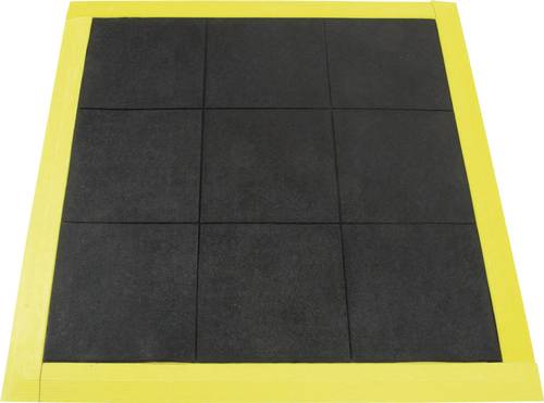 COBA Europe ST010001 Solid Fatigue Step Arbeitsplatzmatte (L x B x H) 0.9m x 0.9m x 18mm Schwarz, Ge von COBA Europe
