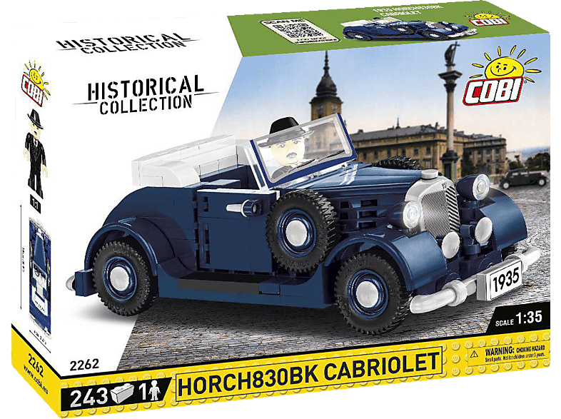 COBI 2262 1935 HORCH 830 CABRIOLET Bausatz, Mehrfarbig von COBI