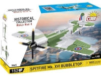 COBI 5865 Historische Sammlung WWII Spitfire Mk. XVI Bubbletop - Britisches Kampfflugzeug 152 Bausteine von COBI