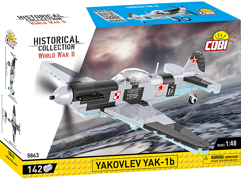 COBI - Yakovlev Yak-1b Bausatz, Mehrfarbig von COBI