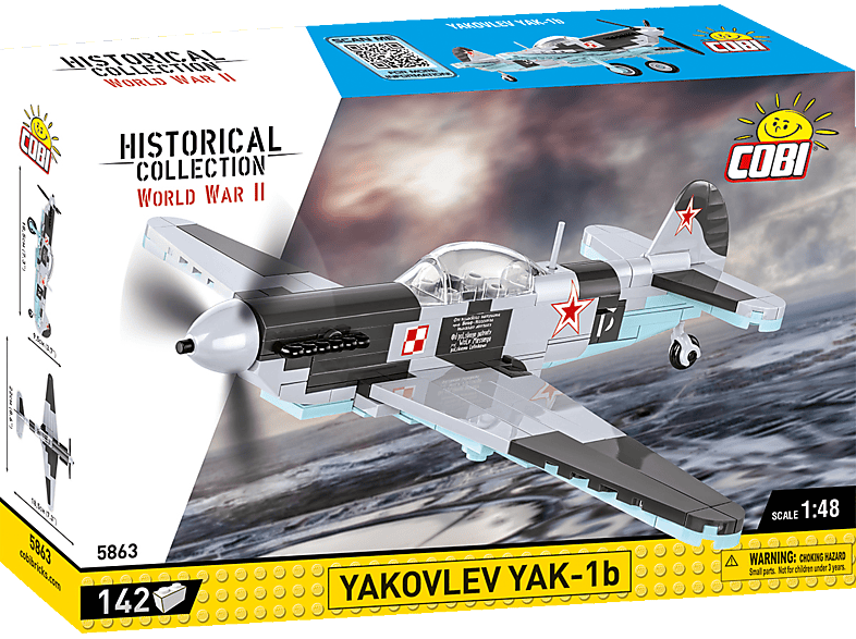 COBI - Yakovlev Yak-1b Bausatz, Mehrfarbig COBI - Yakovlev Yak-1b Bausatz, Mehrfarbig von COBI