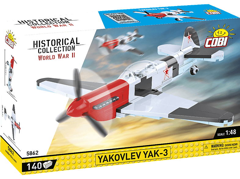 COBI - Yakovlev Yak-3 Bausatz, Mehrfarbig COBI - Yakovlev Yak-3 Bausatz, Mehrfarbig von COBI