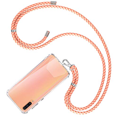 COCASES Universale Handykette, Schlüsselband Halsband zum Umhängen kompatibel mit meisten Smartphones（Korallefarbe） von COCASES