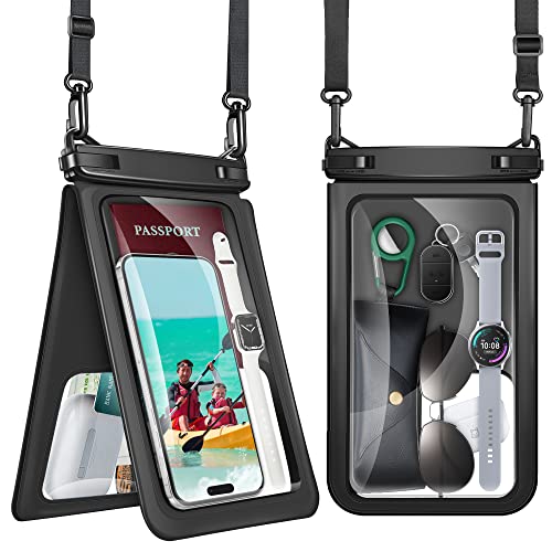 COCASES wasserdichte Handyhülle Doppelte Kapazität Groß, 2 Stück Unterwasser Handytasche bis zu 10" kompatibel mit iPhone 14/13/12 pro max COCASES wasserdichte Handyhülle Doppelte Kapazität Groß, 2 Stück Unterwasser Handytasche bis zu 10" kompatibel mit iPhone 14/13/12 pro max von COCASES