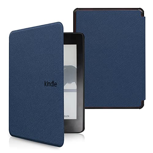 Hülle Kompatibel 6.8 Zoll Kindle Paperwhite 11. Generation [Erschienen im 2021, Modell:M2L3EK&M2L4EK]-Automatische Schlaf-/Wachfunktion, Leicht Und Dünn Kreuzmuster Schutzhülle Aus Pu Leder von COCFOOKIW