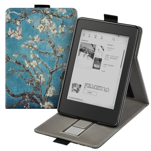 Hülle für 6.8 Zoll Kindle Paperwhite 11. Generation 2021, Aufstehen Schutzhülle mit Handschlaufe und Magnet Funktion, Intelligent Schlafen/Wach Funktion (Modell: M2L3EK&M2L4EK) von COCFOOKIW