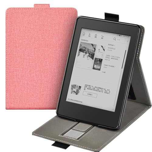 Hülle für 6.8 Zoll Kindle Paperwhite 11. Generation 2021, Aufstehen Schutzhülle mit Handschlaufe und Magnet Funktion, Intelligent Schlafen/Wach Funktion (Modell: M2L3EK&M2L4EK) von COCFOOKIW