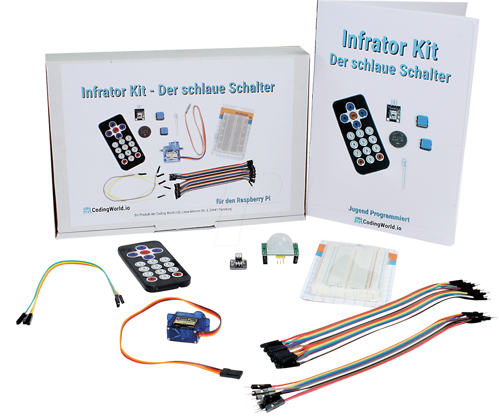 RASP JP IR - Raspberry Pi - Das Jugend Programmiert Infrarot Kit von CODING WORLD