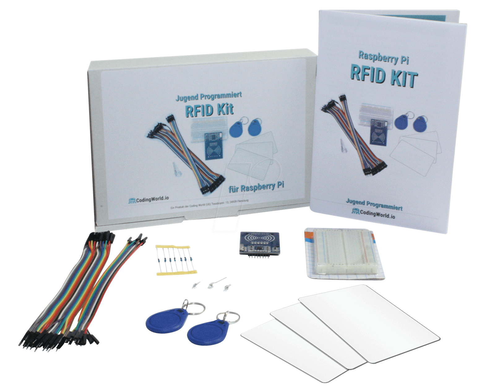 RASP JP RFID - Raspberry Pi - Das Jugend Programmiert RFID Kit von CODING WORLD